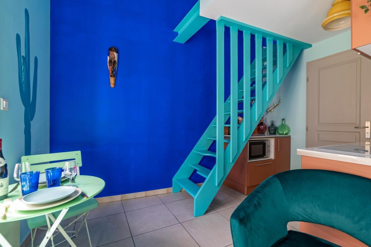 Le Reve Bleu Majorelle - Duplex Sur Les Toits - Une Nuit A Nimes Luaran gambar