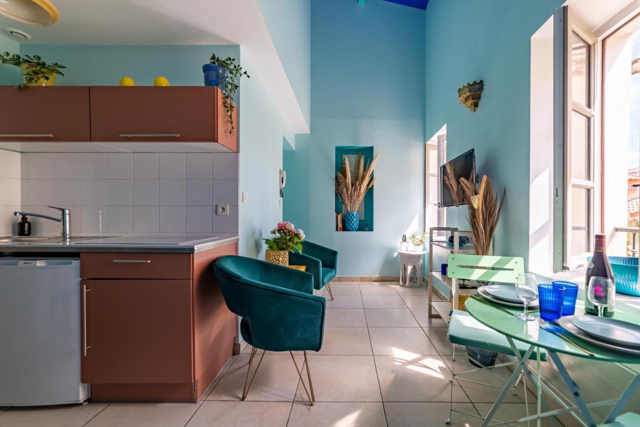 Le Reve Bleu Majorelle - Duplex Sur Les Toits - Une Nuit A Nimes Luaran gambar